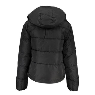 Sleek Long-sleeved Jacket With Removable Hood