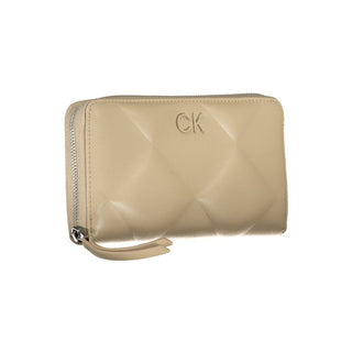 Elegant Beige Multi-compartment Rfid Wallet