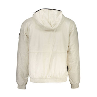 Elegant Beige Hooded Jacket – Timeless Outerwear