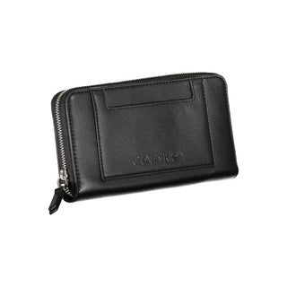 Elegant Black Multi-compartment Wallet