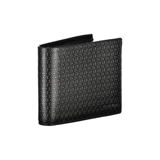 Sleek Black Leather Bifold Wallet With Rfid Block