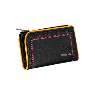 Elegant Black Two-compartment Wallet