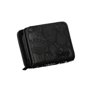 Elegant Black Wallet With Secure Compartments