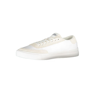 White Polyester Sneaker