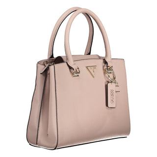 Pink Polyethylene Handbag