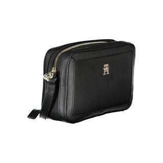 Black Polyester Handbag