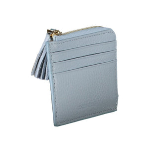 Light Blue Leather Wallet