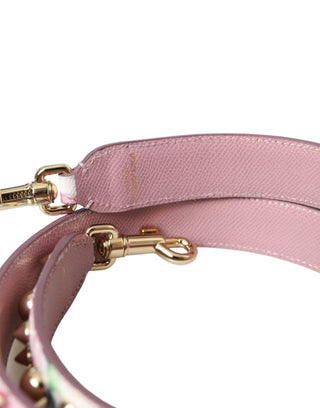 Pink Floral Handbag Accessory Shoulder Strap