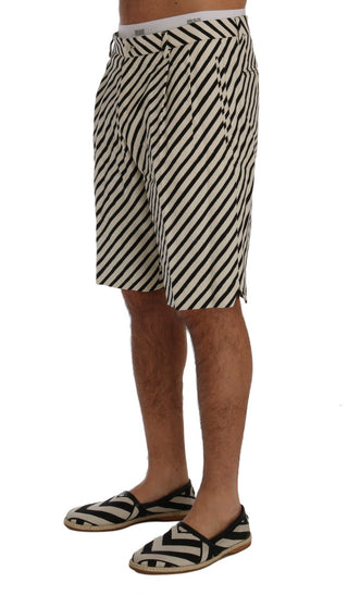 Striped Hemp Casual Shorts - Luxury for You