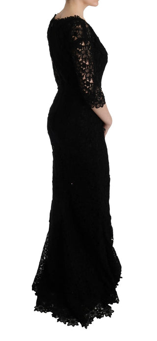 Elegant Black Sheath Dress With Silk Lining - Luxury for You