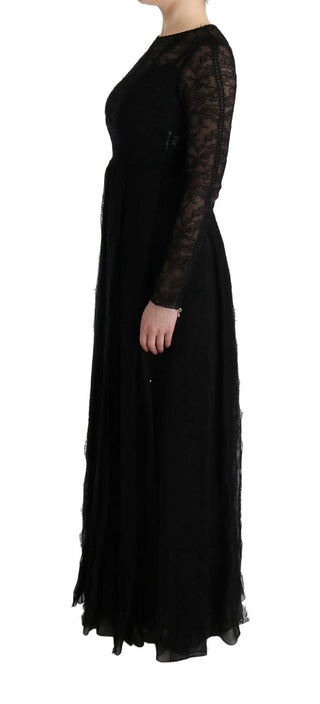 Elegant Black Sheath Long Sleeve Dress - Luxury for You