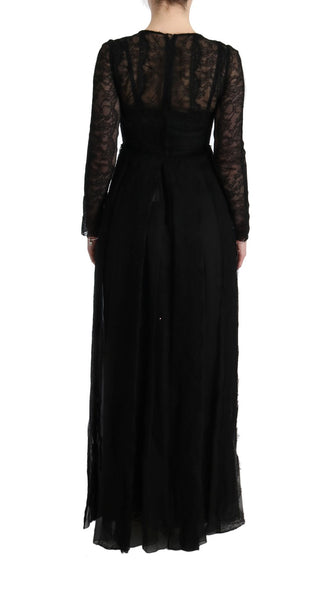 Elegant Black Sheath Long Sleeve Dress - Luxury for You