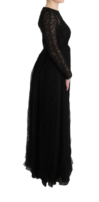 Elegant Black Sheath Long Sleeve Dress - Luxury for You