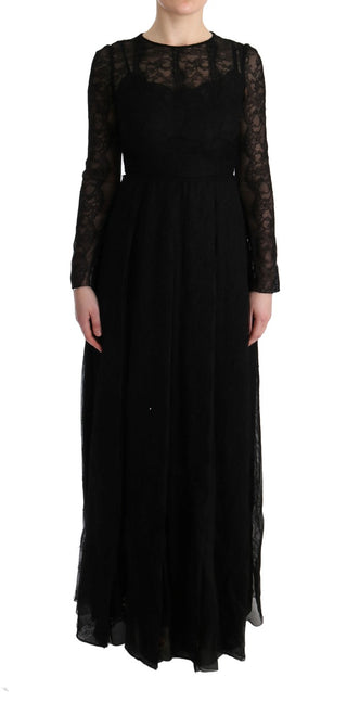 Elegant Black Sheath Long Sleeve Dress - Luxury for You