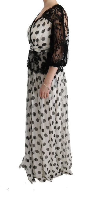 Elegant Polka Dotted Full Length Gown - Luxury for You