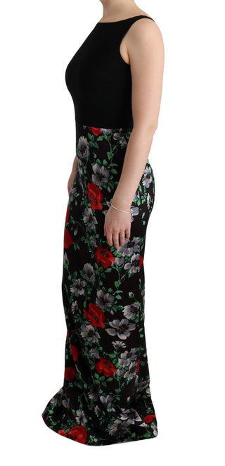 Elegant Floral Sheath Gown - Luxury for You