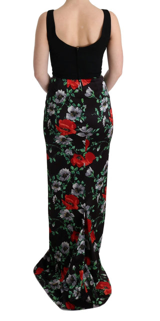 Elegant Floral Sheath Gown - Luxury for You