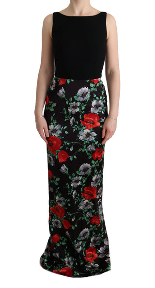 Elegant Floral Sheath Gown - Luxury for You