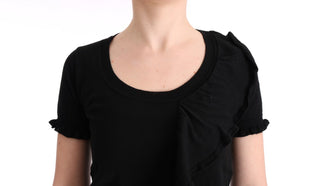 Elegant Black Lana Wool Top - Luxury for You