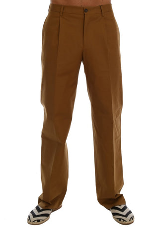 Elegant Brown Formal Trousers For Men - Luxury for You