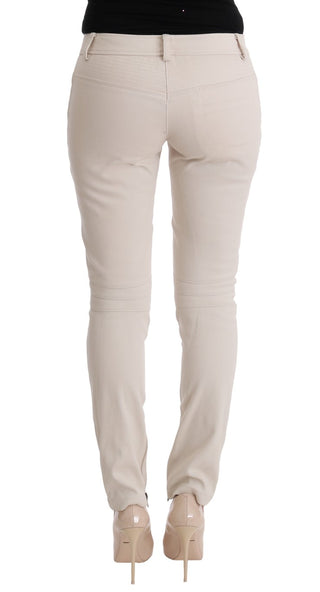 Chic White Slim Fit Denim Treasure - Luxury for You