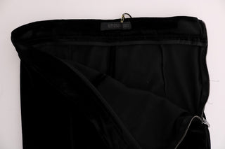 Sleek High-waist Black Trousers - Luxury for You