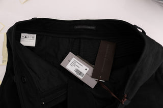 Chic Black Slim Fit Trousers - Luxury for You