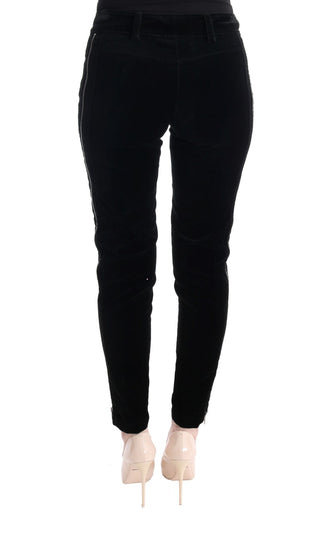 Chic Black Slim Fit Cropped Pants - Luxury for You