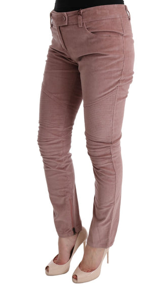 Chic Pink Capri Cropped Trousers - Luxury for You