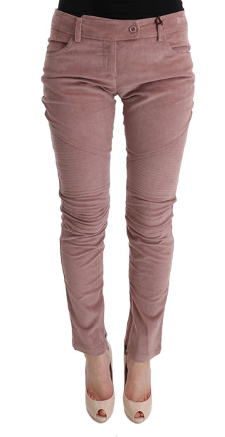 Chic Pink Capri Cropped Trousers - Luxury for You