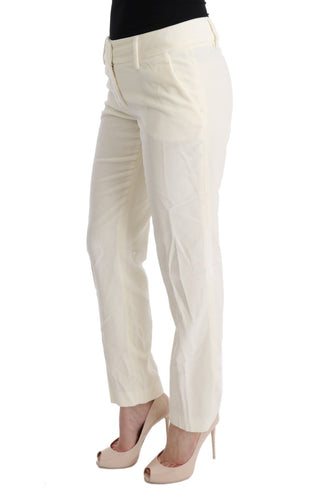 Chic White Regular Fit Pants - Luxury for You