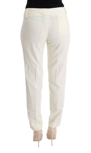 Chic White Regular Fit Pants - Luxury for You