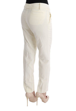 Chic White Regular Fit Pants - Luxury for You