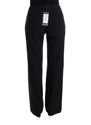 Chic Black Bootcut Formal Pants - Luxury for You