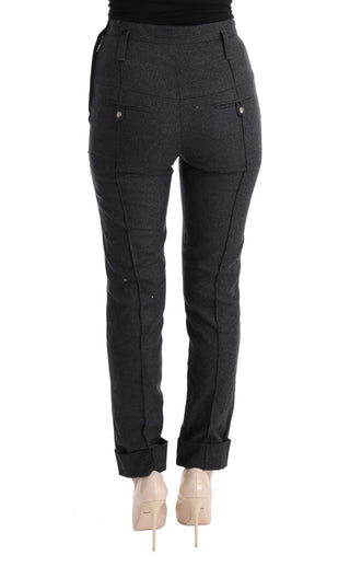 Chic Gray Casual Skinny Pants - Luxury for You