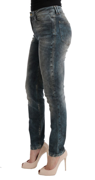 Chic Blue Wash Slim Fit Jeans - Luxury for You