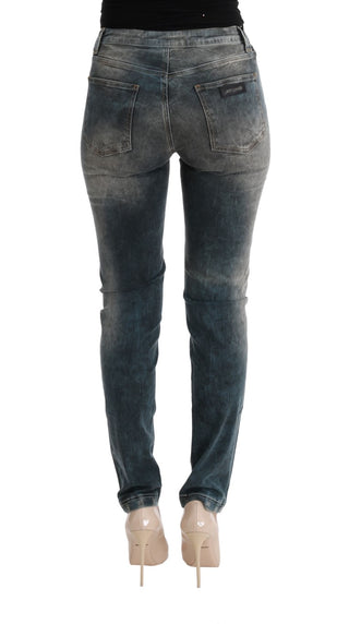 Chic Blue Wash Slim Fit Jeans - Luxury for You