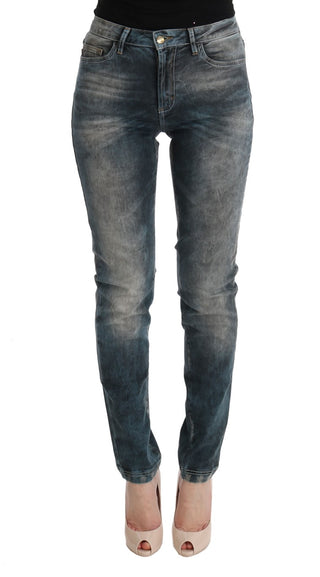 Chic Blue Wash Slim Fit Jeans - Luxury for You