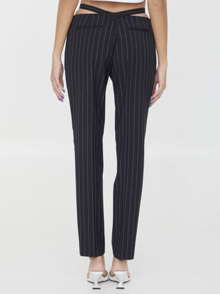 Pinstriped Pants