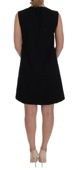 Black Crystal-embellished Stretch Mini Dress - Luxury for You