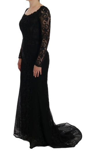 Elegant Full Length Black Sheath Maxi Dress - Luxury for You