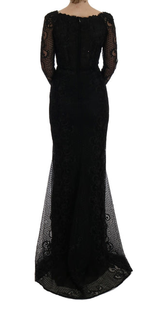 Elegant Full Length Black Sheath Maxi Dress - Luxury for You