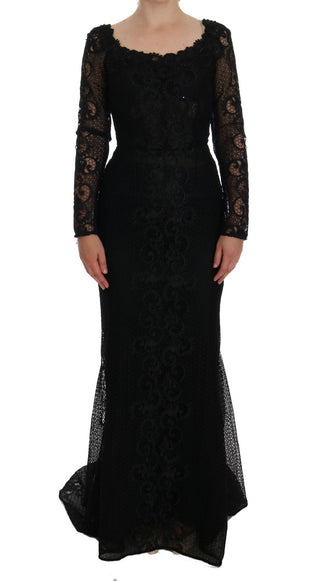 Elegant Full Length Black Sheath Maxi Dress - Luxury for You