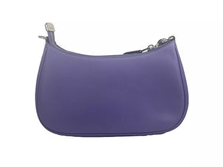 Teri Smooth Leather Crossbody Bag Purse Purple