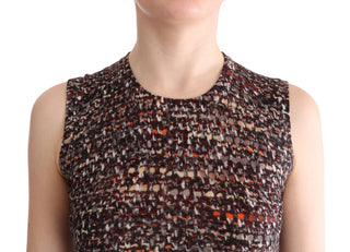 Sleeveless Multicolor Knit Wool Top - Luxury for You