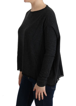 Elegant Gray Crewneck Sweater - Luxury for You