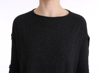 Elegant Gray Crewneck Sweater - Luxury for You