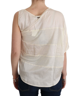 Beige Sleeveless Modal Top - Elevated Basics - Luxury for You