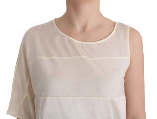 Beige Sleeveless Modal Top - Elevated Basics - Luxury for You