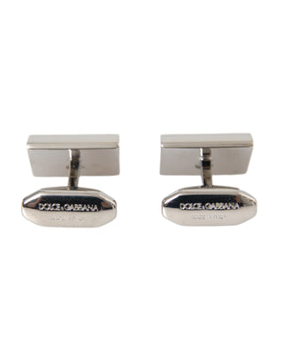 Silver Plated Metal Brass Dg Logo Pin Cufflinks